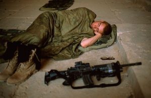 soldato che dorme
