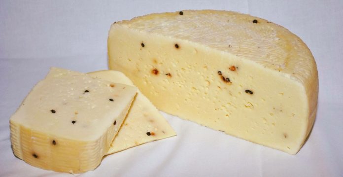 formaggio di pecora al pepe nero formaggio di pecora al pepe nero
