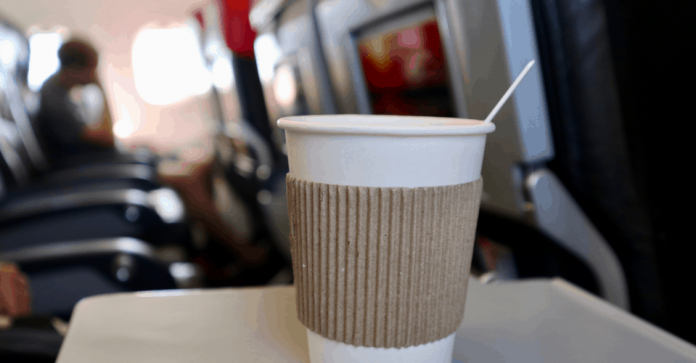 caffè in aereo