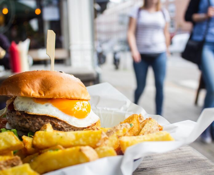hamburger fast food