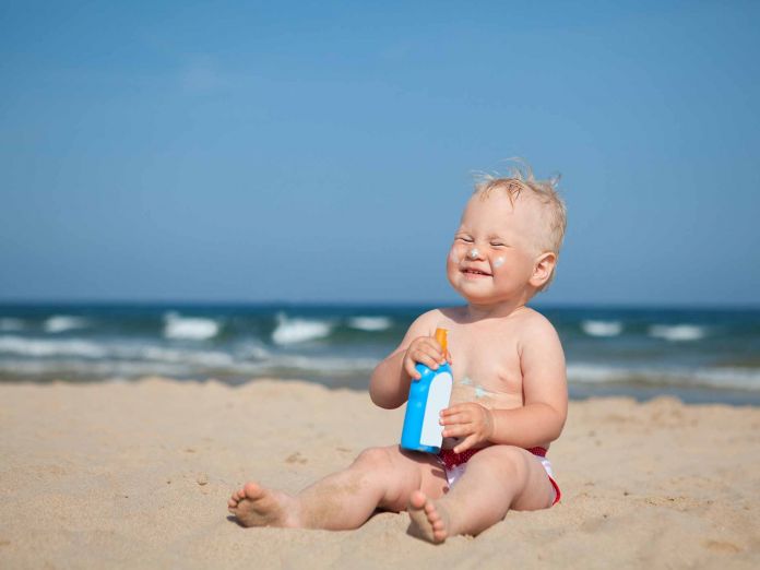 crema solare bambini