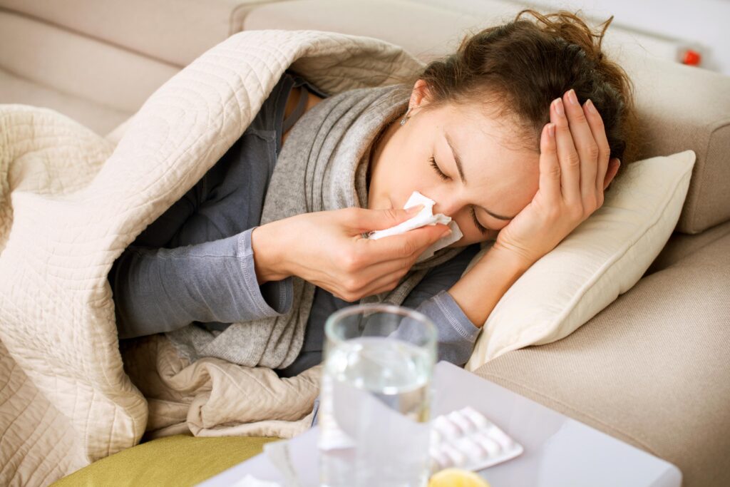 Influenza stagionale: sintomi e trattamento.