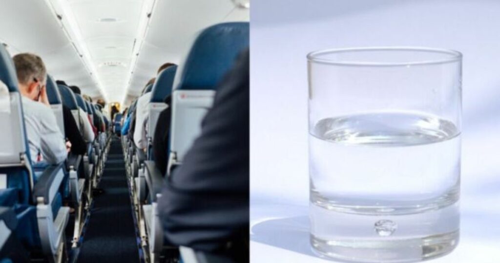 Acqua potabile in aereo: perché è meglio evitare.