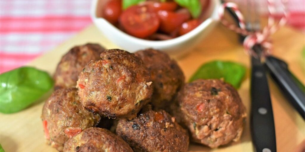 polpette cotte con la friggitrice ad aria