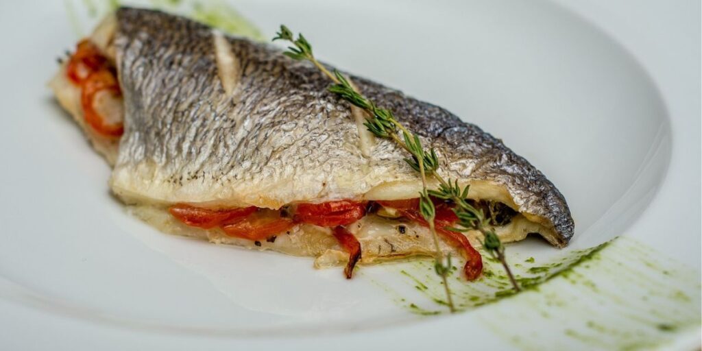 branzino cotto in friggitrice ad aria