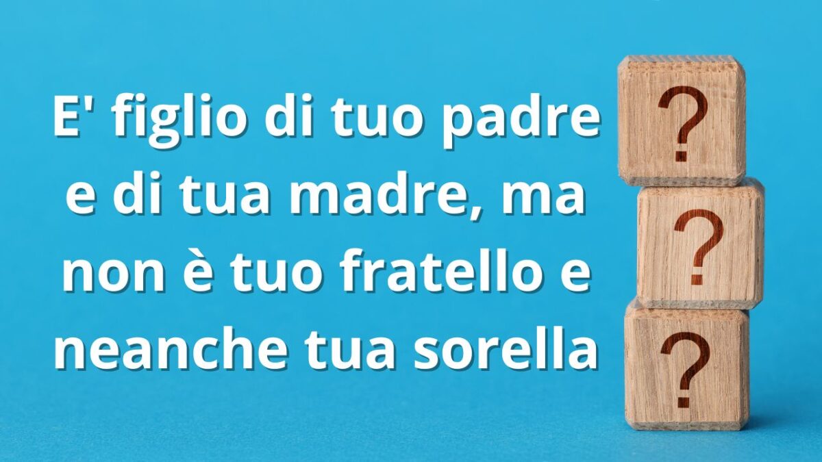 Indovinello solo 2 persone su 10 riescono a trovare la soluzione, sarai tra queste? Indovinello solo 2 persone su 10 riescono a trovare la soluzione, sarai tra queste?