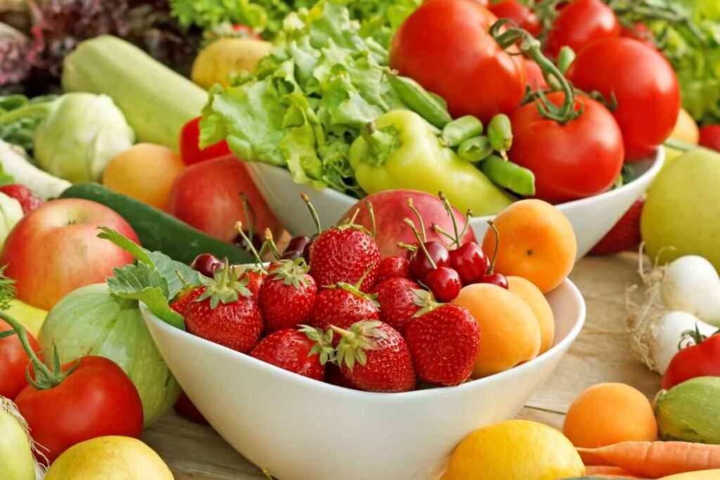 Frutta e verdura del mese di maggio.
