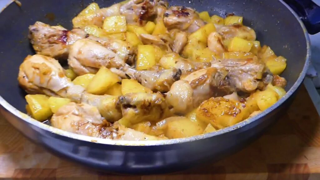 Pollo e patate: la ricetta.