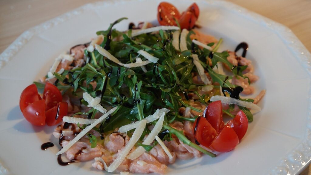 carpaccio di salmone