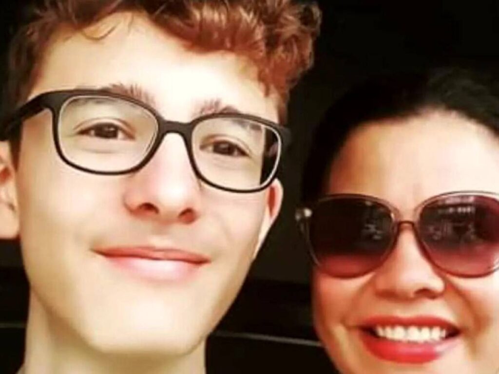 Matteo Chieu e la madre.