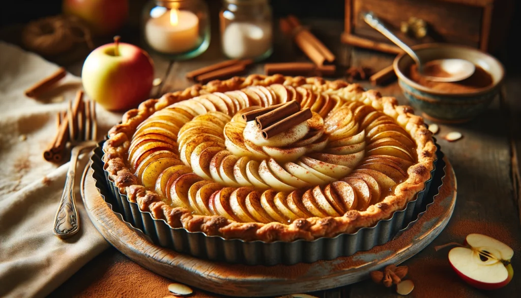 Crostata di Mele con Crema di Mandorle e Cannella: la ricetta