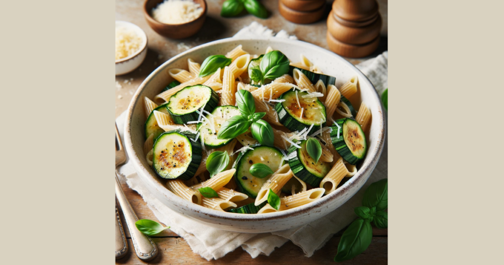 Pasta Zucchine e Basilico.