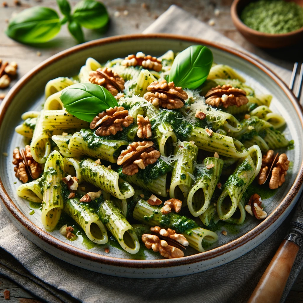 Casarecce pesto e noci: la ricetta per un pranzo speciale