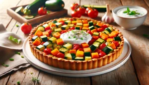 Tortino di verdure con salsa yogurt: la ricetta