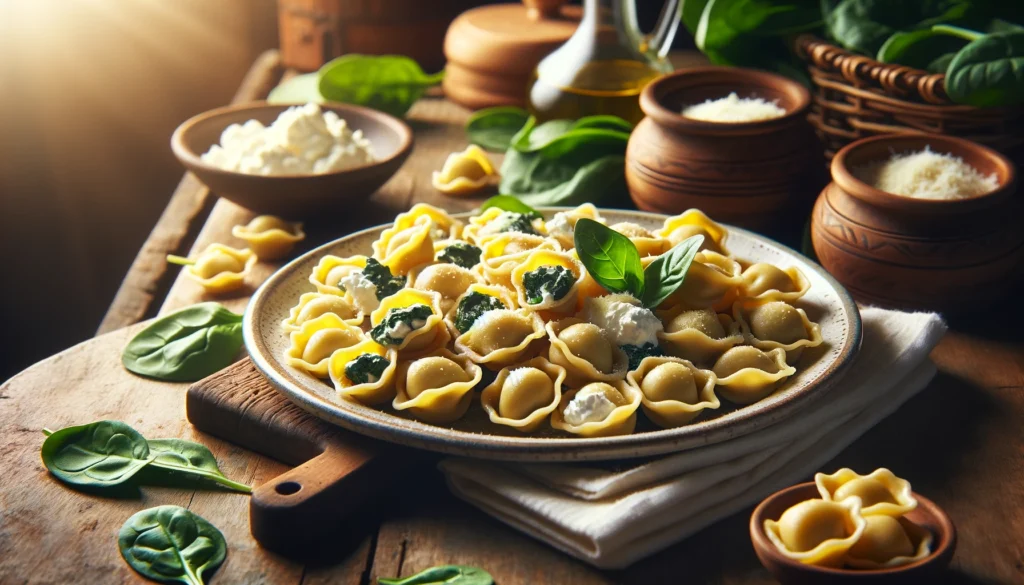 Tortelloni freschi con ricotta e spinaci: la ricetta