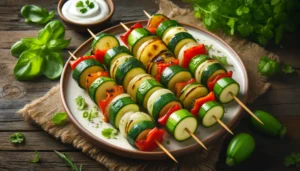 Scopri come preparare gli spiedini di zucchine in pochi semplici passaggi