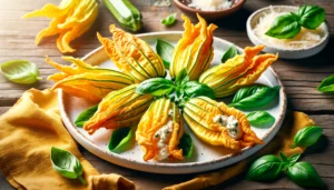 Fiori di zucca ripieni: la ricetta della nonna