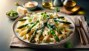 Pasta con crema di asparagi e stracciatella: la ricetta facile e veloce