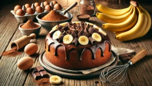 Torta con banane e cioccolato, la ricetta gustosa