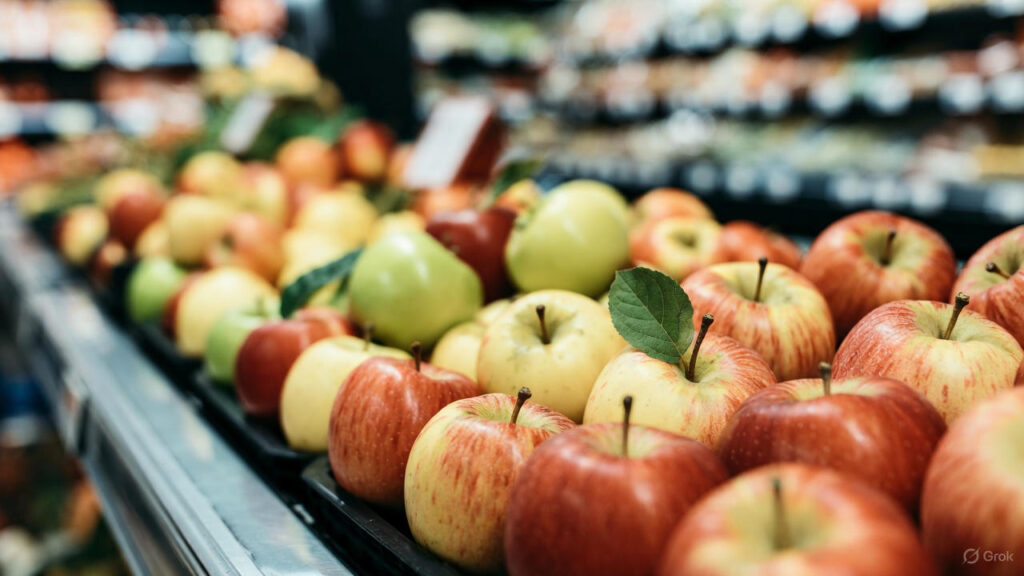 Mele al supermercato