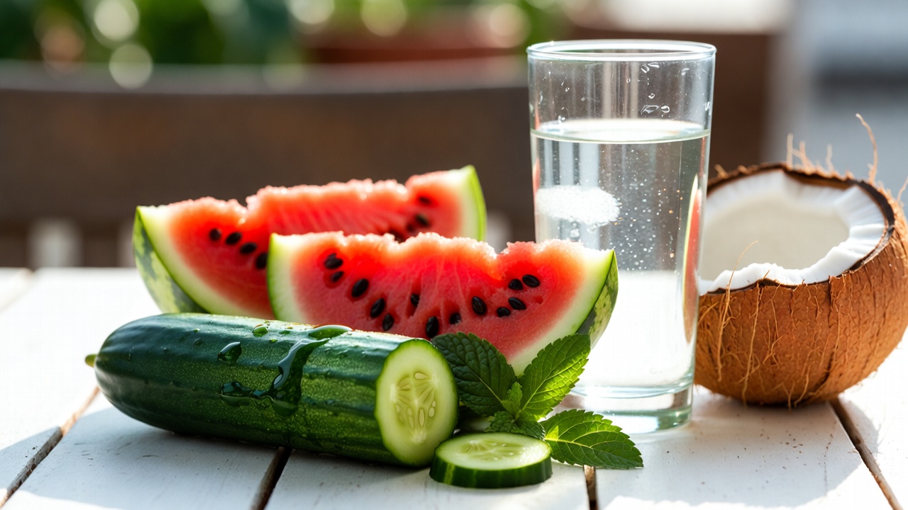 alimenti che aiutano il corpo a raffreddarsi durante il caldo estivo