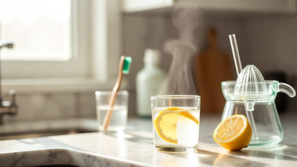 Acqua e limone al mattino: non disintossica e non alcalinizza, ma può consumare lo smalto dei denti